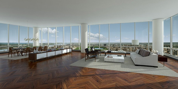 纽约顶层公寓豪宅,每平米售价高达7.36万美元