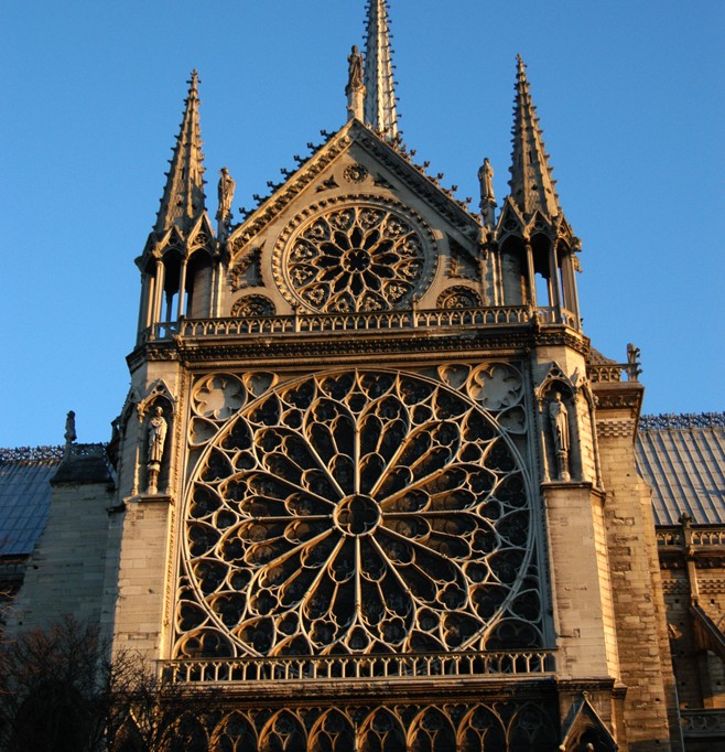 巴黎圣母院之石材建筑与雕刻艺术欣赏